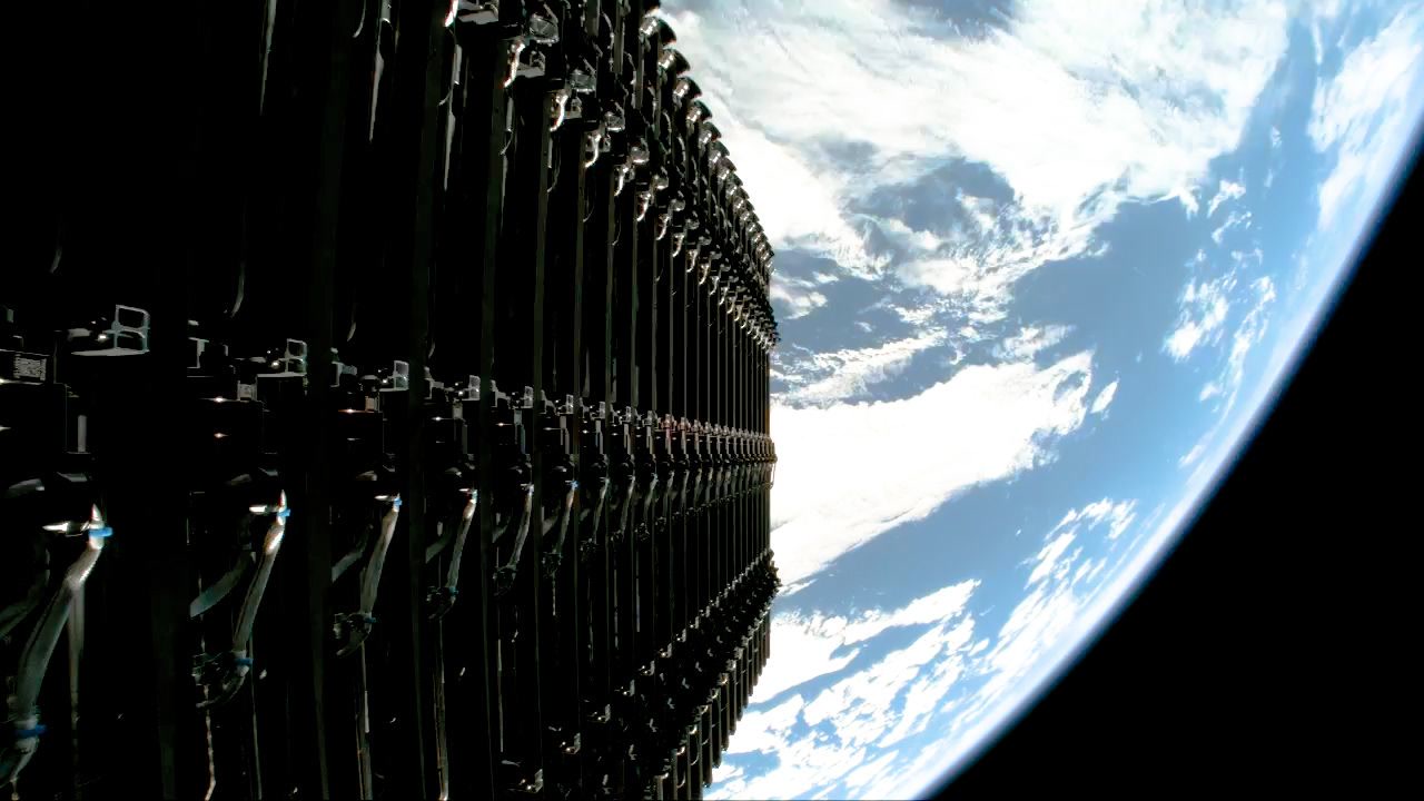 星链部署资料图,2026年3月。来源:SpaceX,非深空网络实拍。
