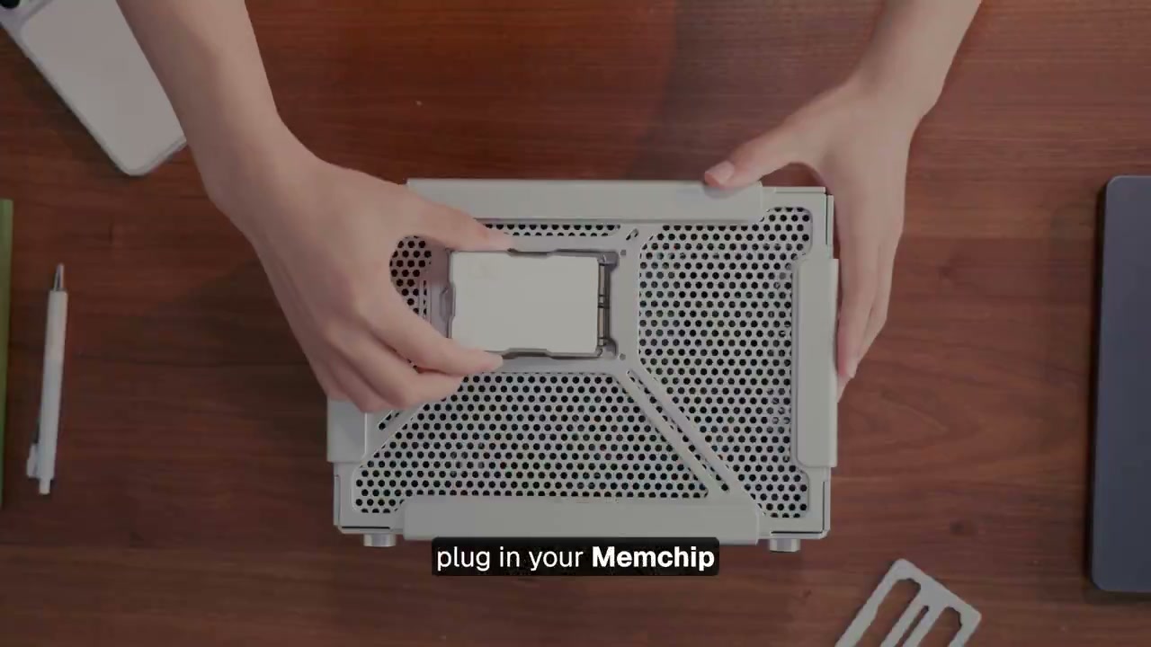Memchip插入Oki Home主机的演示